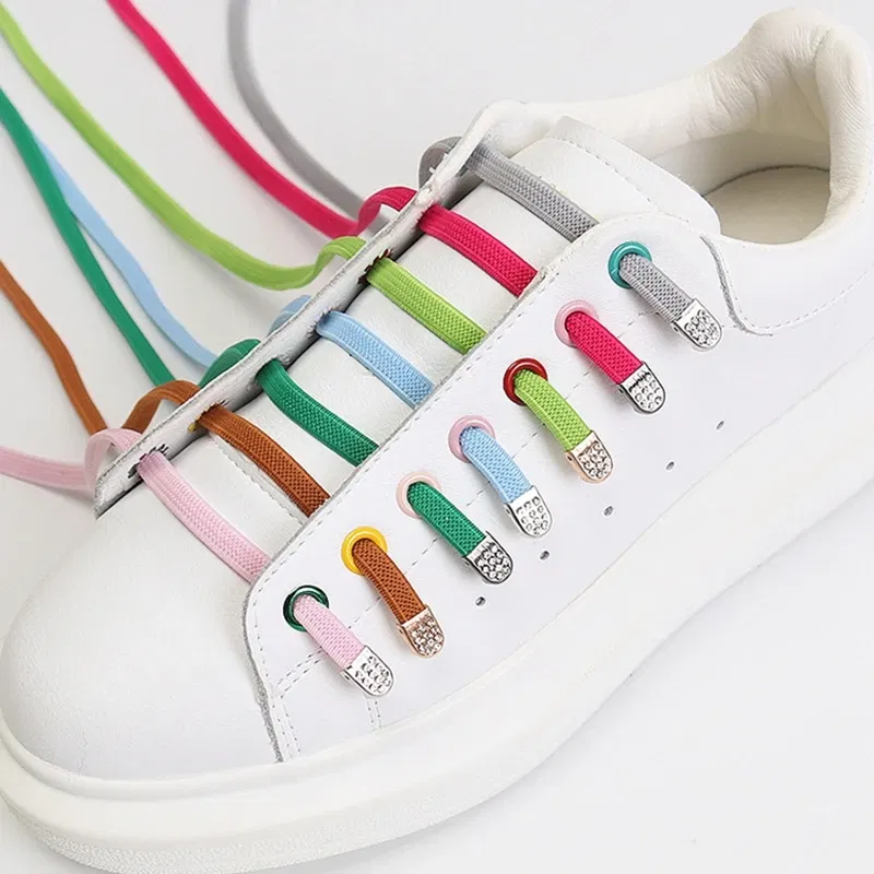 Color: Beige, Ships From: CHINA - No Tie Shoelace Buckle Shoelaces Metal Buckle for Men Women Kids Sneakers Aluminum Capsules Lock Kits Shoe Laces Accessories 4ps
