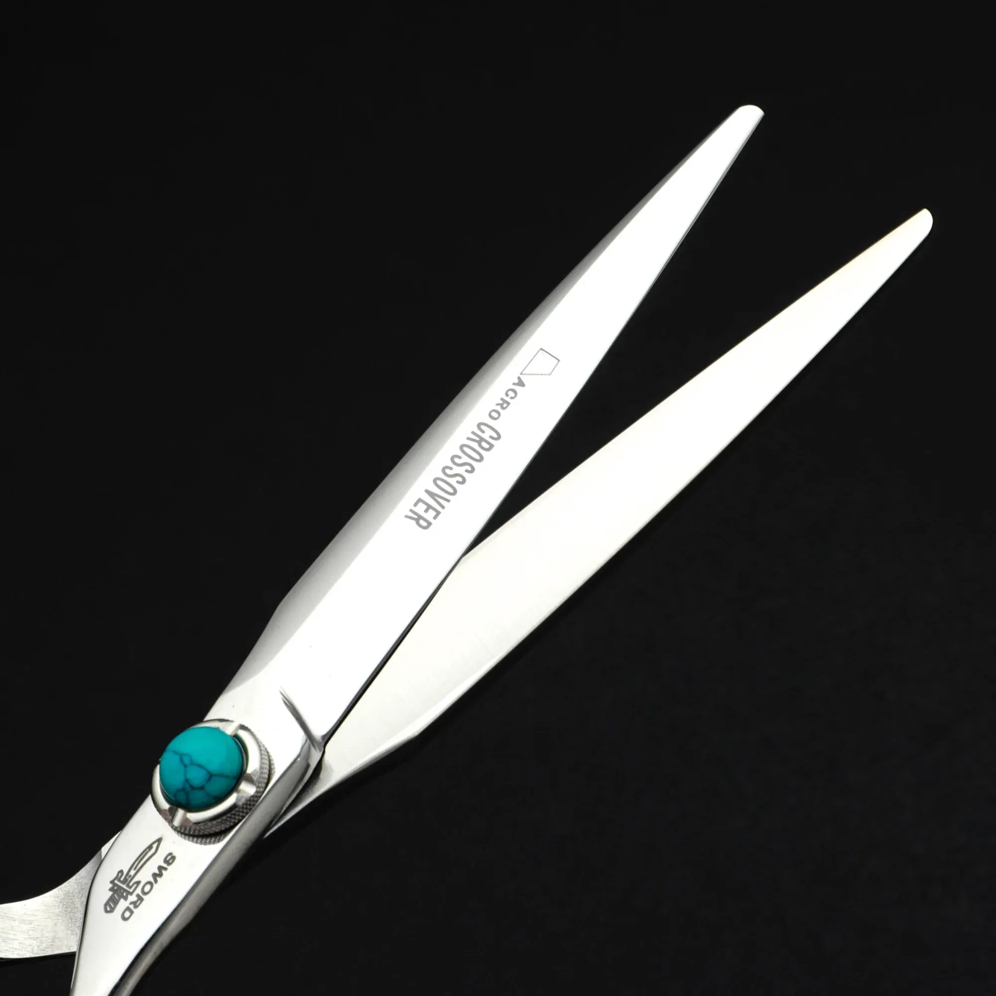 Color: Army Green - MIZUTANI professional hairdressing scissors thinning shears 6-6.5-7 inch barber scissors VG10 steel Hair cutting machine