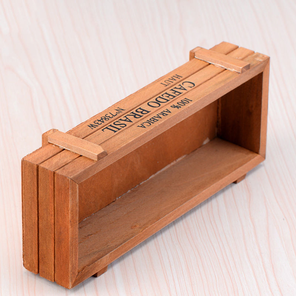 HOT SALES！！！New Arrival Wood Planter Box Garden Yard Rectangle Flower Succulent Container Plant Pot Wholesale Dropshipping