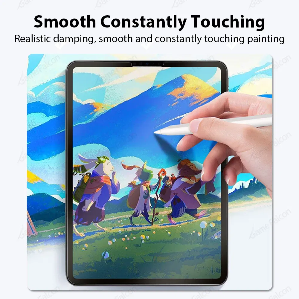 Color: black - Like Paper Film For iPad Pro 13 11 12.9 6th M4 M2 10 9 9th 10th Generation 10.9 Air 5 4 3 Mini 6 10.2 Screen Protector Paperfeel