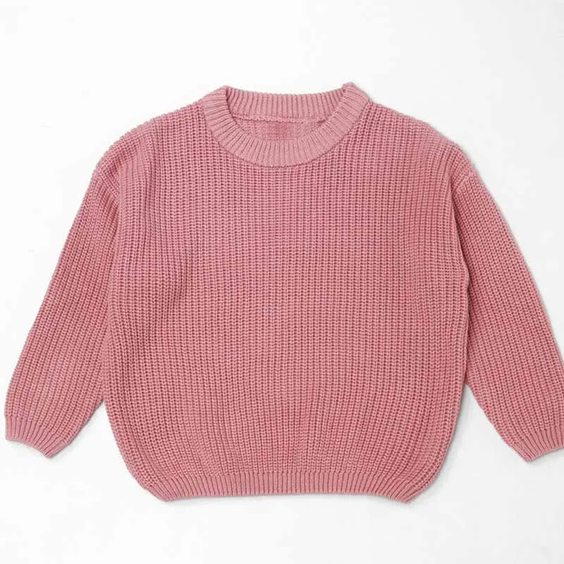 Color: Rose Red, Size: M, Age Range: 0-3M - Personalized sweaters for cherished babies.Celebrate your little one's name with unique, custom-made thick knitted sweaters