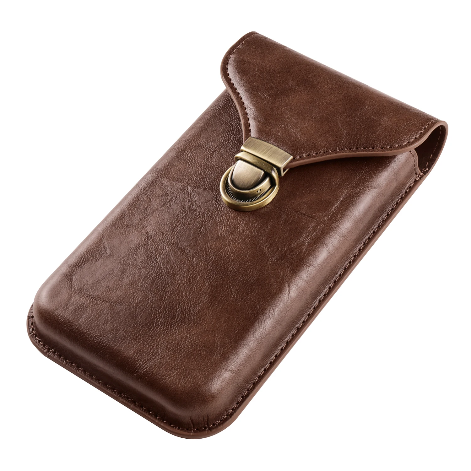 Color: black, Material: aluminum - Leather Phone Belt Clip Case Men Waist Bag For Samsung Galaxy S25 S24 S23 Ultra S22 Plus S21 FE A53 A54 A55 A56 5G Holster Pouch