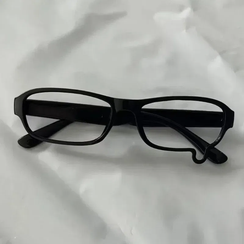 Frame Color: MULTI - Japanese Anime Y2K Teardrop Cosplay Small Square Glasses Women's Retro Harajuku Glasses Clear Blue Light Blocking Eyewears