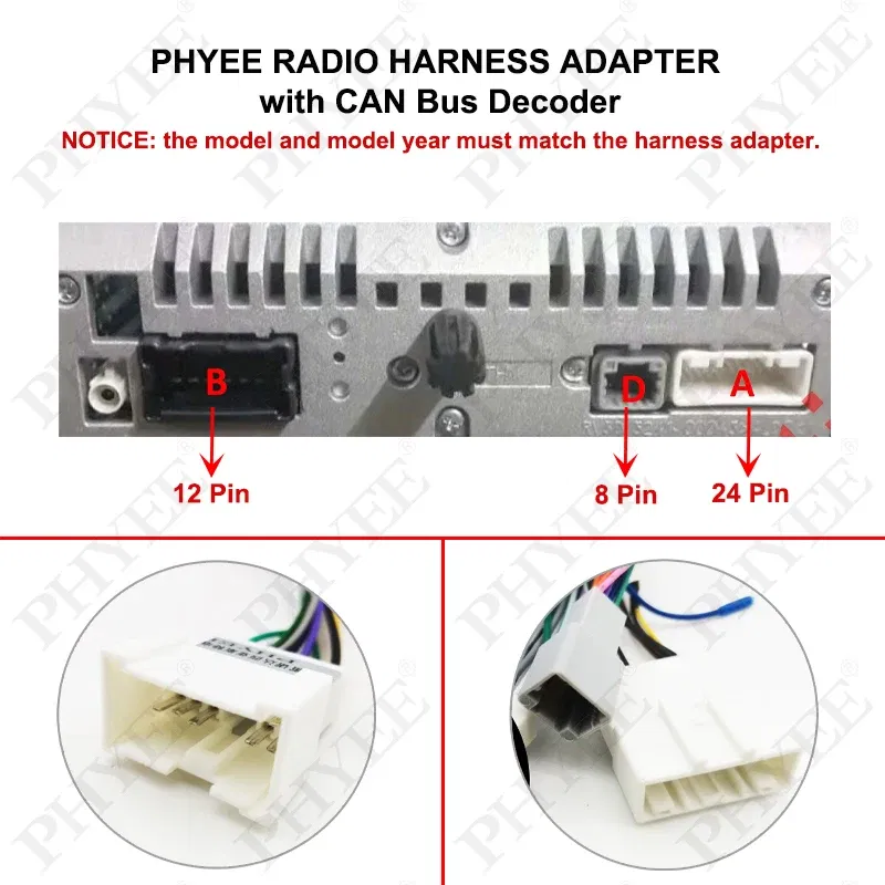 Color Name: Black, Ships From: CHINA - Wiring Harness CAN BUS Decoder 16 Pin Plug Connector Car Android Cable Adapter for Renault Clio 4 Captur Trafic Duster Sandero 2