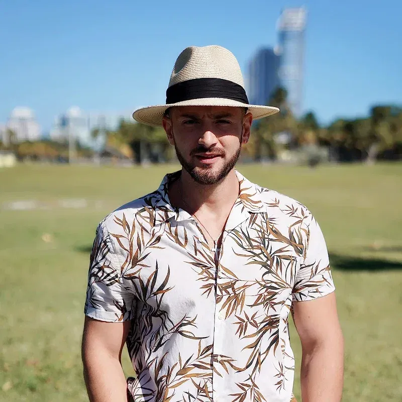 Color: army green, Size: M - Large Size XL61-64cm Panama Sun Hats Men Wide Brim Straw Caps Women Summer Big Head Beach Hat Male Plus Size Fedora Hat 58-60cm