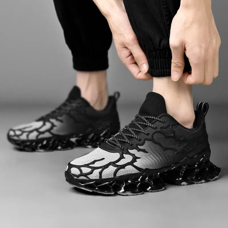 Color: Pink, Shoe Size: 46 - men shoes Sneakers Male tenis Luxury shoes Mens casual Shoes Trainer Race off white Shoes fashion loafers running Shoes for men