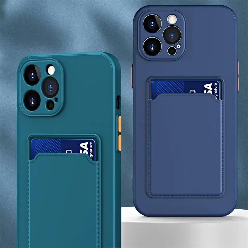 Color: Gold, Material: Other - Card Holder Wallet Case For Poco M4 Pro Cases For Xiaomi Poco M 4 Pro M4Pro PocoM4 Pro 5G NFC Shockproof Liquid Silicone Cover