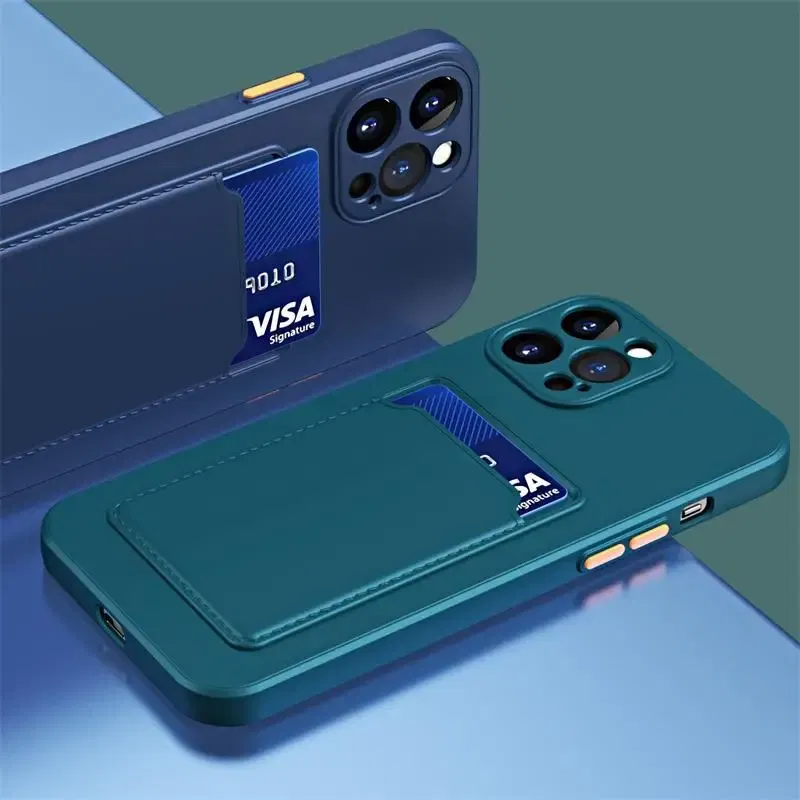 Color: Gold, Material: Other - Card Holder Wallet Case For Poco M4 Pro Cases For Xiaomi Poco M 4 Pro M4Pro PocoM4 Pro 5G NFC Shockproof Liquid Silicone Cover