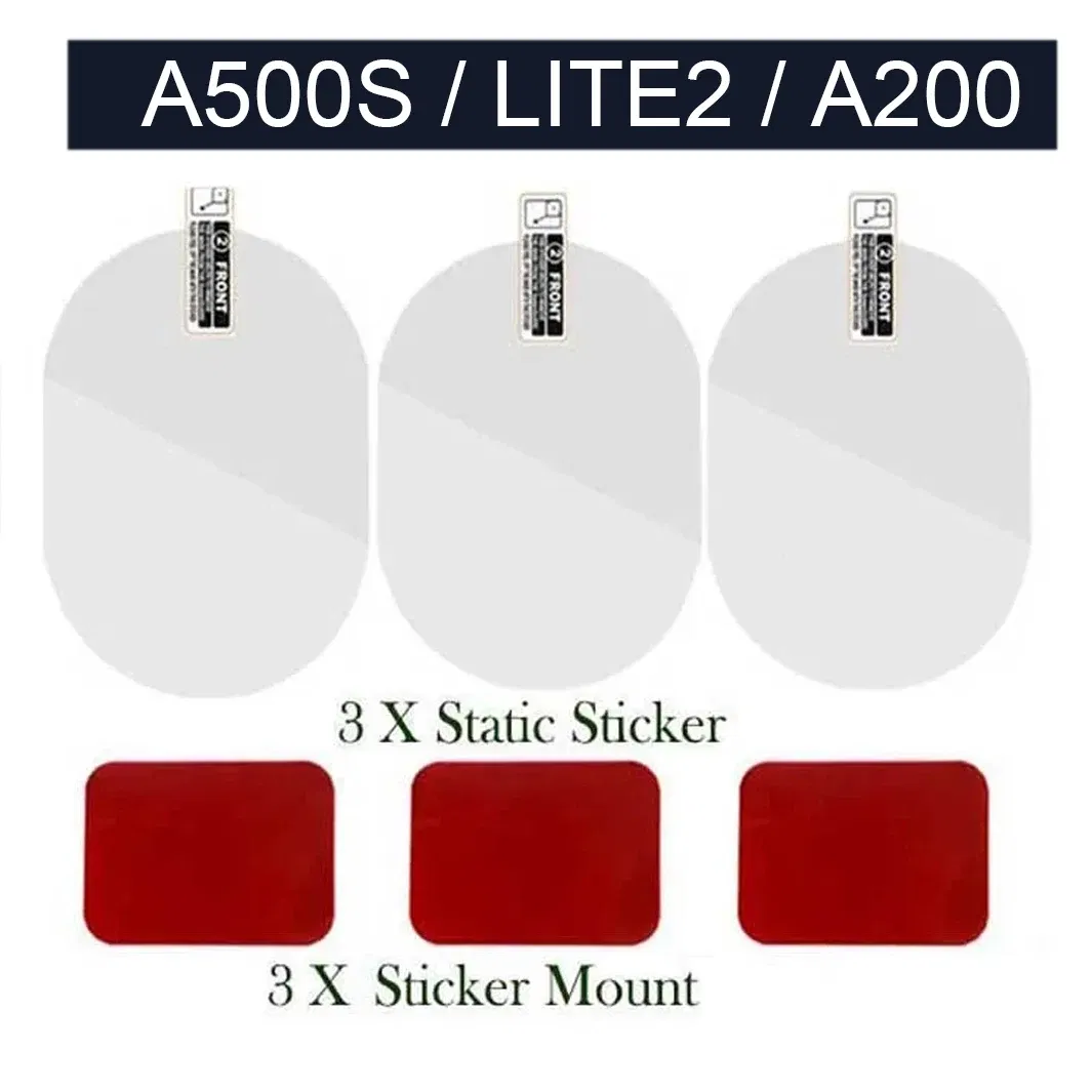 Color Name: WHITE - For 70mai Dash Cam Pro plus + A500S LIE2 A200 Dash Cam Film and Static Stickers for 70mai A500S / LIE2  A200 Dash Cam Mount