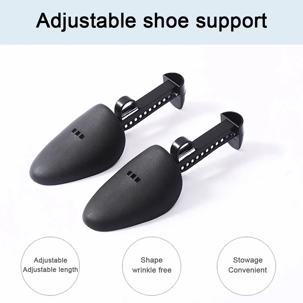 Color: Pink - 1/2/3Pair Plastic Shoe Stretcher for Men Women Leather Shoes Adjustable Portable Shoe Tree Stretcher Boots Rack Anti-deformation