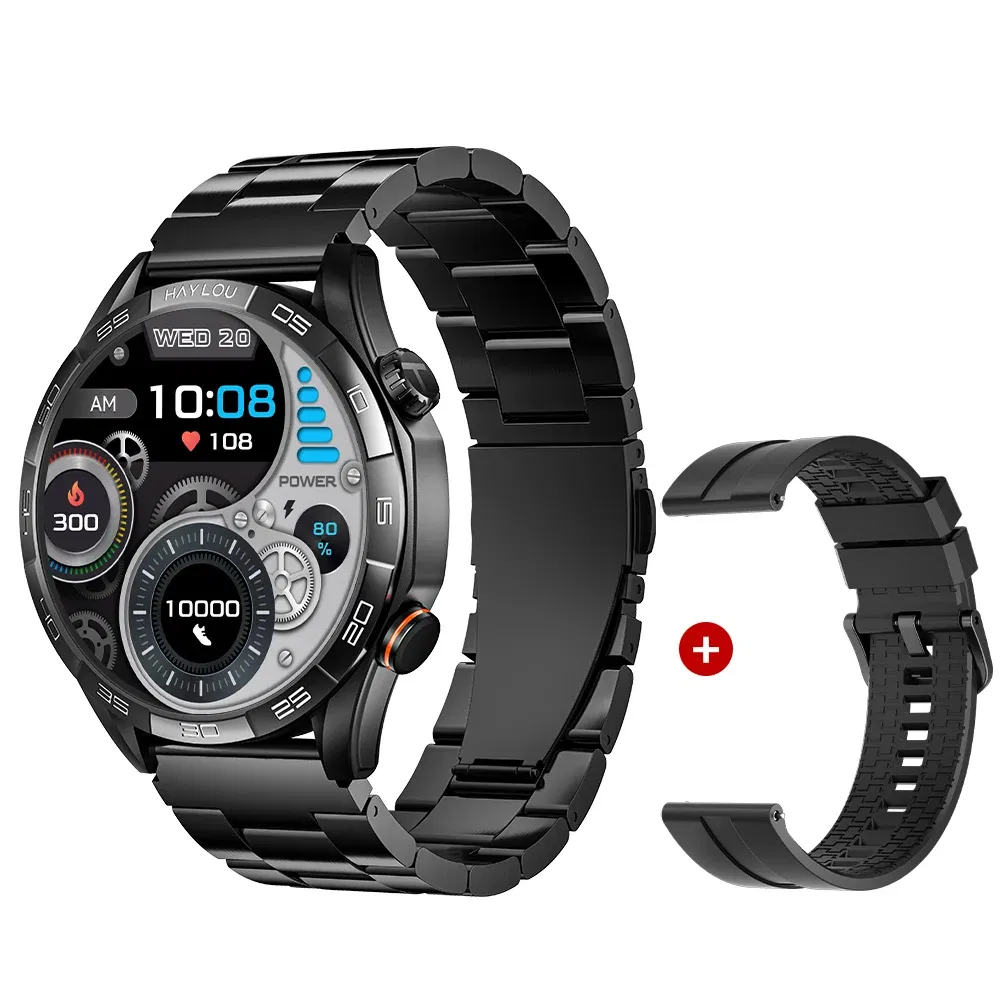 Color: Blue, Ships From: CHINA - New! HAYLOU Solar 5 Voice Calling Smartwatch 1.58'' AMOLED Display 60Hz Smart Watch 24H Health Monitoring Sports Smartwatch for