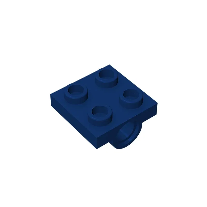 Color: Pink - MOC PARTS GDS-848 Plate, Modified 2 x 2 with Pin Hole - Full Cross Support Underneath compatible with lego 10247 2444