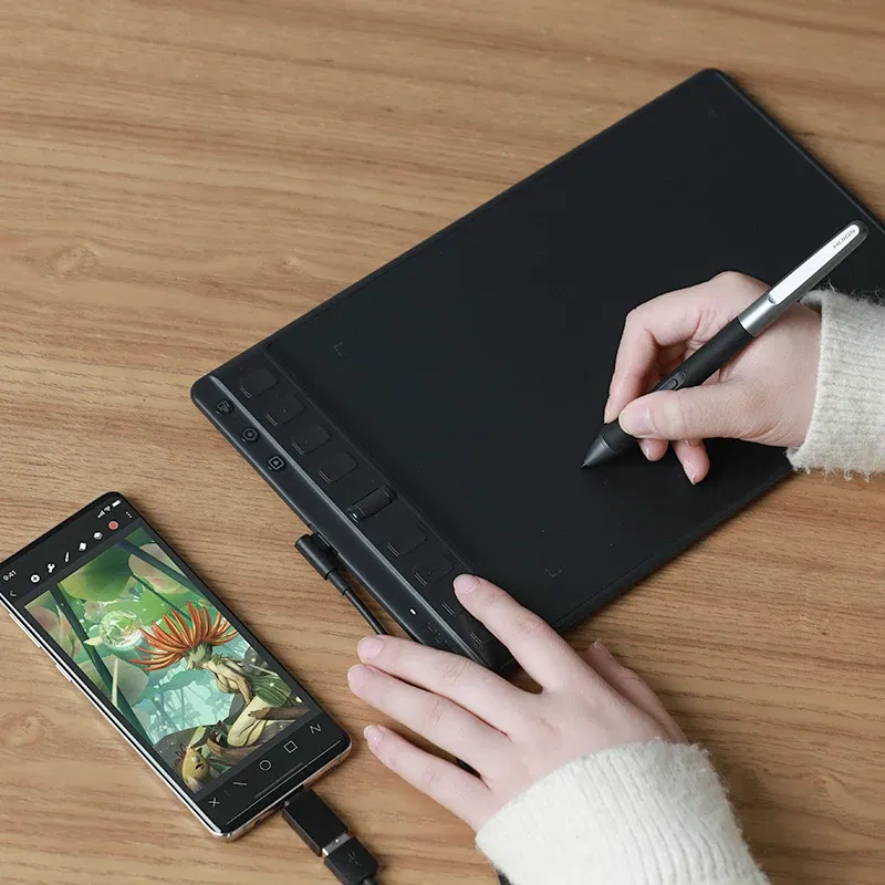 Color: Black, Ships From: UNITED KINGDOM - Huion Inspiroy 2 M H951P Graphics Tablets 8.7x5.4 inch PenTech 3.0 Digital Drawing Pen Tablet 8 Express Keys With 3 Group Key