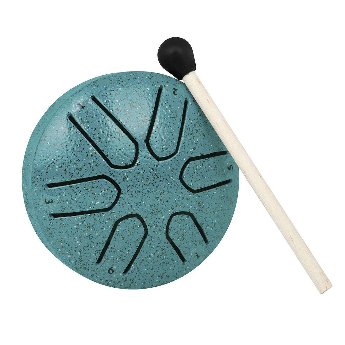 Color: Other - 3 Inch 6-Tone Steel Tongue Drum Mini Hand Pan Drums with Drumsticks Percussion Musical Instruments Drum Accessories