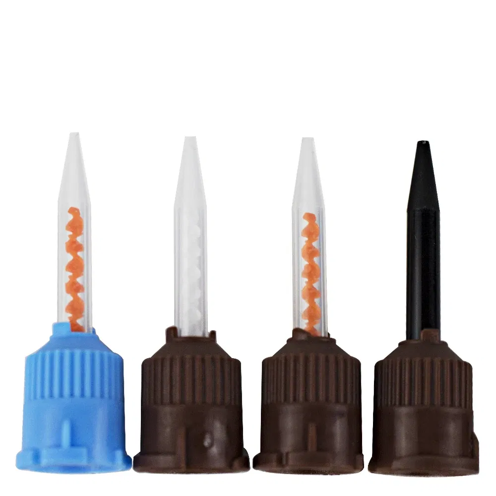Color: Khaki, Ships From: CN - 50 pieces/batch of dental mixed head printing materials, laboratory denture color tubes, disposable silicone rubber injection