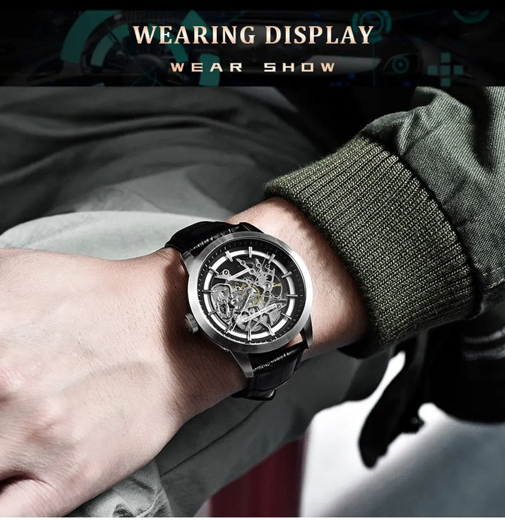 Color: Blue - 2024 PAGANI DESIGN New Men Luxury Automatic Mechanical Watch Stainless Steel Waterproof Sports Leather Watch Relogio Masculino