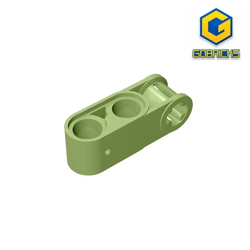 Color: VIOLET/?«?—?…° - Gobricks GDS-936 Technical, Axle and Pin Connector Perpendicular 3L with 2 Pin Holes compatible with lego 42003 Assembles
