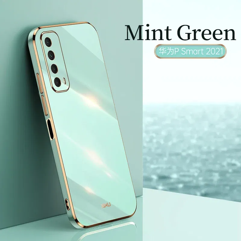 Color: WHITE, Material: tpu - For Huawei P Smart 2021 Case High Quality Soft TPU Case For Huawei P Smart 2021 Anti-fall Anti-fingerprint Camera Protection