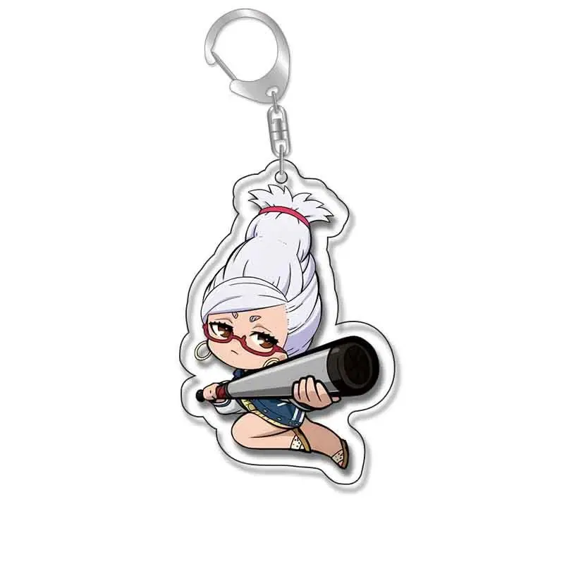Color: Ivory - Anime Dandadan Momocute Cartoon Key Ring Keychain Jewelry Girl Pendant Fashion Children Gift Accessories Bag Charms Acrylic