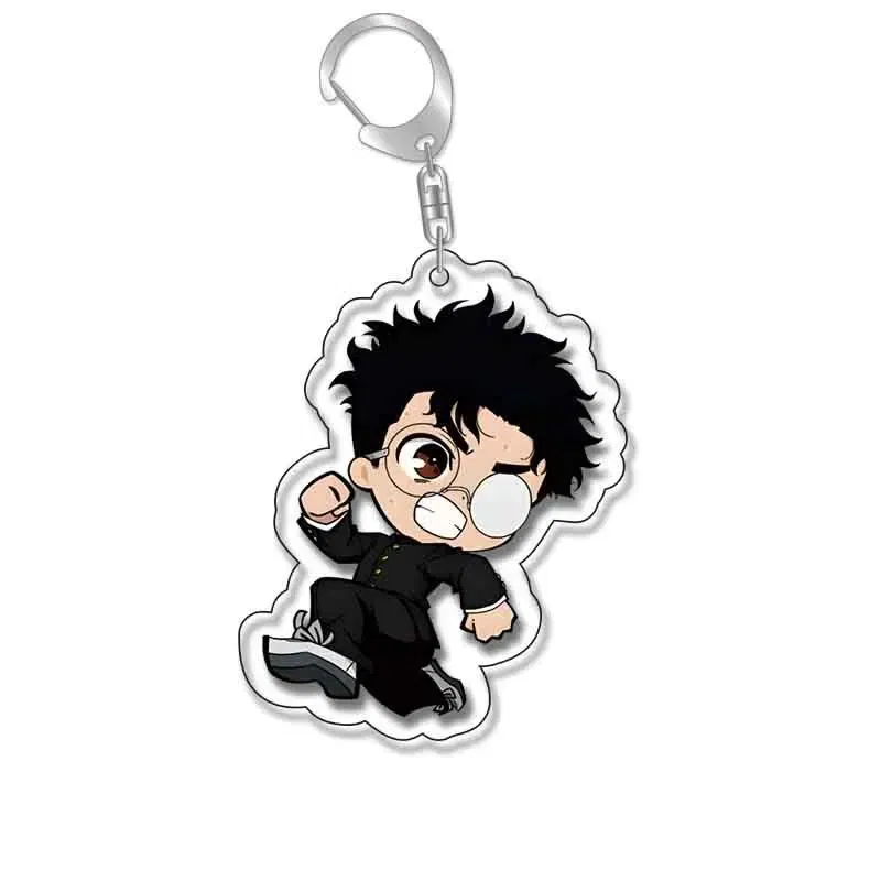 Color: Ivory - Anime Dandadan Momocute Cartoon Key Ring Keychain Jewelry Girl Pendant Fashion Children Gift Accessories Bag Charms Acrylic