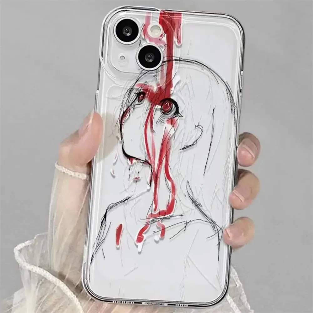 Color: GRAY, Material: ABS - luxury bloodsacrifice Black Angel Death demon Phone Case For iPhone 15 14 13 12 11 Mini Pro Max XR XSMax 7 8 Plus SE Clear Cover