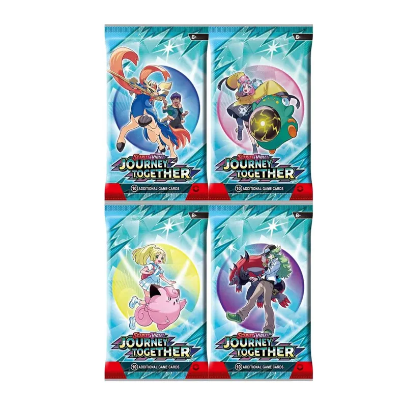 Color: one - *Prismatic Evolutions 360Pcs Pokemon Card Journey Together Stellar Crown 151 Ultra Prism English Booster Battle Transaction *///