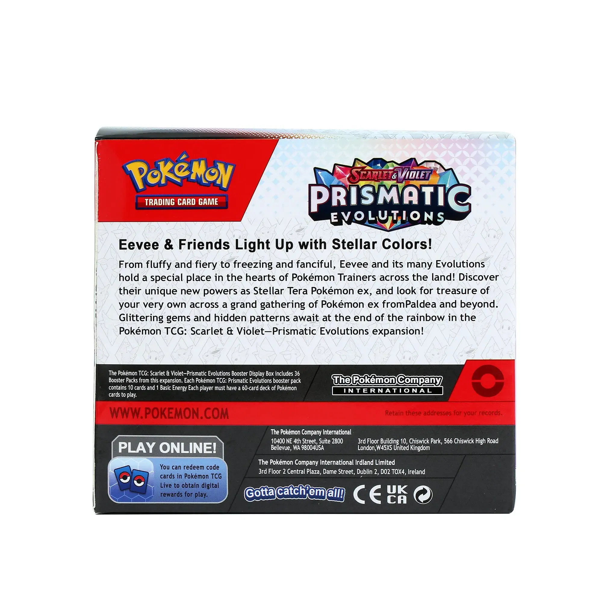 Color: one - *Prismatic Evolutions 360Pcs Pokemon Card Journey Together Stellar Crown 151 Ultra Prism English Booster Battle Transaction *///