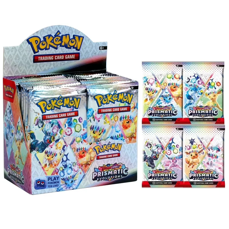 Color: one - *Prismatic Evolutions 360Pcs Pokemon Card Journey Together Stellar Crown 151 Ultra Prism English Booster Battle Transaction *///