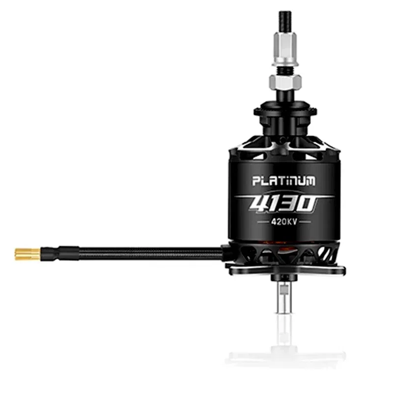 Color: Light Grey - Hobbywing Platinum 4120 4125 4130 41 Series fixed wing Brushless Motor High efficiency / strong performance For Rc Model Parts