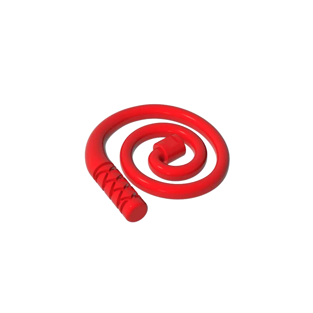 Color: green - Gobricks GDS-M300 Equipment Whip [Coiled] compatible with lego 61975 Assembles Building Blocks children's toys