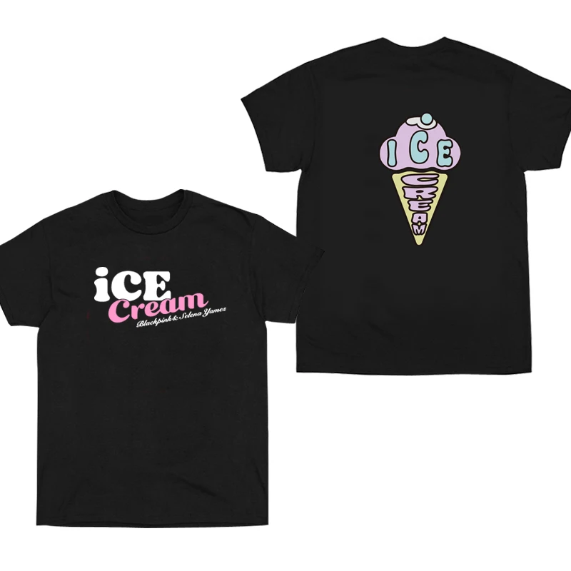 Color: GRAY, Size: XL - 100% Cotton T Shirt Men Women T-shirt Black Print Pink Kpop Short Sleeve Casual Oversized Girl Tee Fashion Big Size Clothing