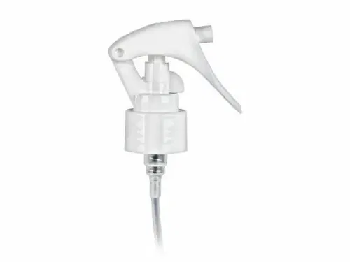 Color: WHITE, Specifications: 60ml - Plastic 24-410 28-410 mini trigger sprayer with 6.3  inch dip tube with lock button