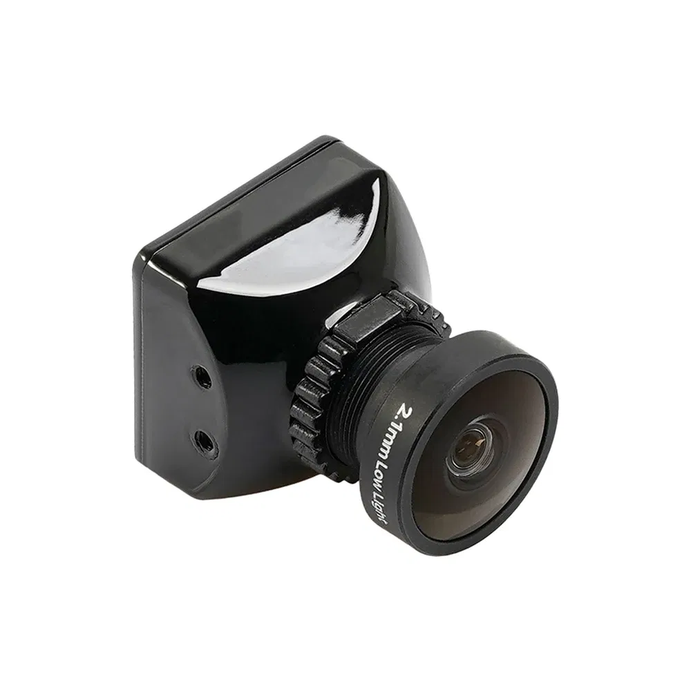 Color: WHITE - Foxeer Cat 3 Micro Mini FPV Camera Low Latency Low Noise 1200TVL 0.00001Lux FPV Night Camera 2.1mm PAL/NTSC For RC Racing Drone
