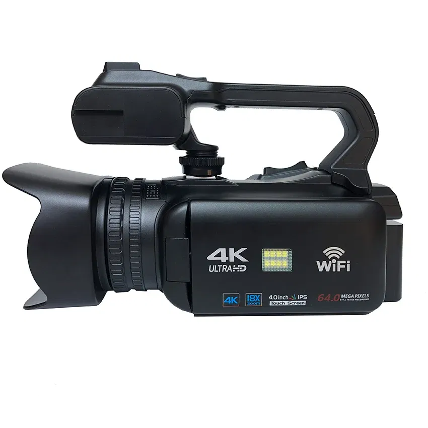 Bundle: Bundle1, Color: green, Ships From: CHINA - Top 4.0"Touch Screen Digital Video Camera YouTube Camcorder 4K Ultra HD camera 64MP Streaming Camera