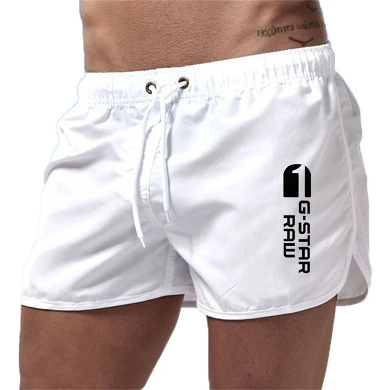 Color: Green, Size: XL - Summer new men's luxury beach pants clothing quick dry gym jogging sexy shorts vacation casual swimming trunks