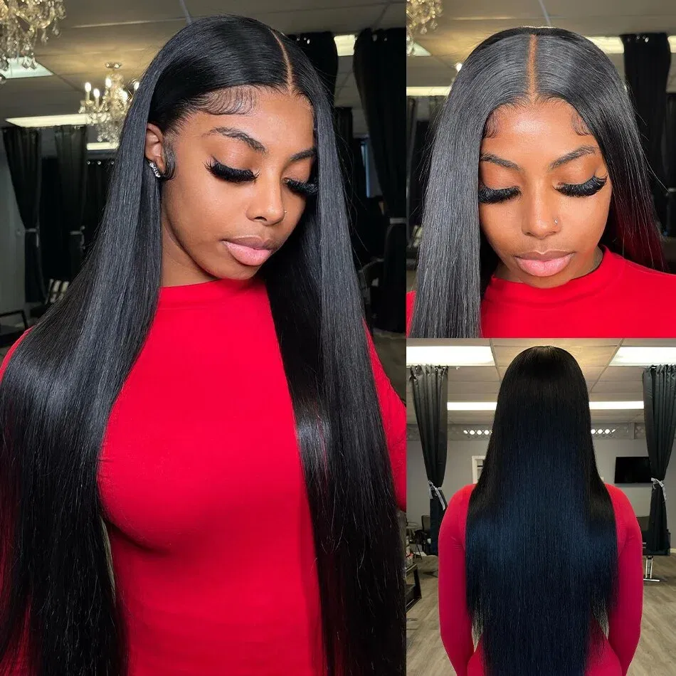 Stretched Length: 14inches - Peruvian Bone Straight Human Hair Bundles Deal Unprocessed Virgin Hair Extensions Long Thick Cheap Brazilian Hair Weave Natural