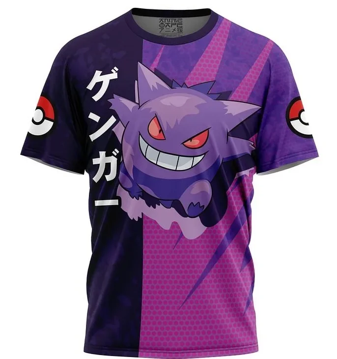 Color: SKY BLUE, Size: 6XL - ?€Miniso) Pokemon Men's Casual Wear T Shirts Cartoon Children Round Neck Short Sleeves Summer Clothing Pikachu Cartoon Print Tops