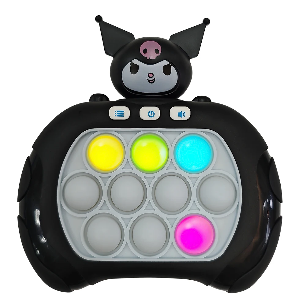 Color: Indigo - 2024 New Pikachu Quick Push Game Pop Up Fidget Bubble Electronic Pop it Pro Game Light AntiStress Toys For Adult Kids Gift 2024