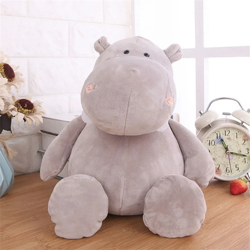 Color: green, Height: 11cm-30cm - Stuffed Plush Animals Toys Soft Dolls Jungle Lion Elephant Tiger Dog Fox Monkey Deer Children Gift Kawaii Baby Kids Hobbie Toys