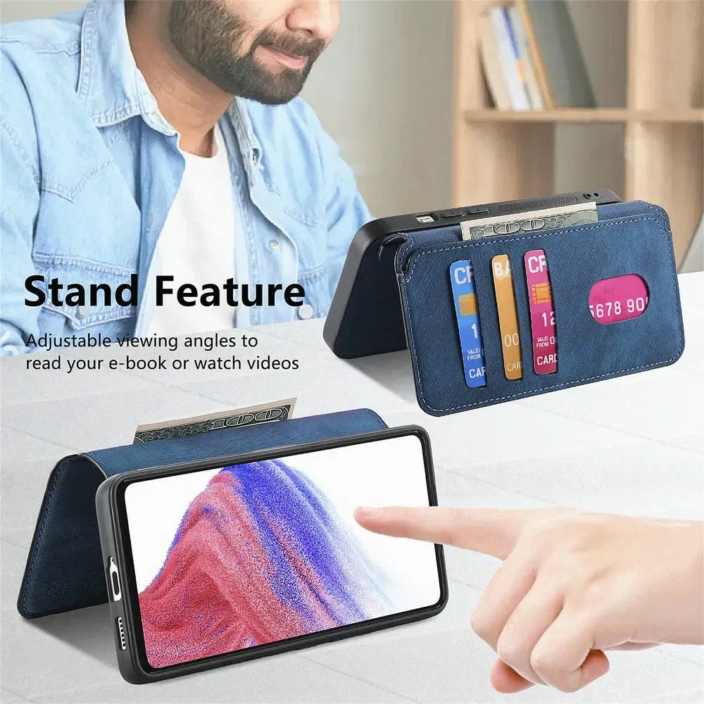 Color: Pink, Material: PVC - For Motorola Edge 50 Neo 60 Fusion 5G Luxury Case Leather Wallet Card Capa Moto Edge 60 Pro Case Edge50 S50 60s Pro Magnet Cover