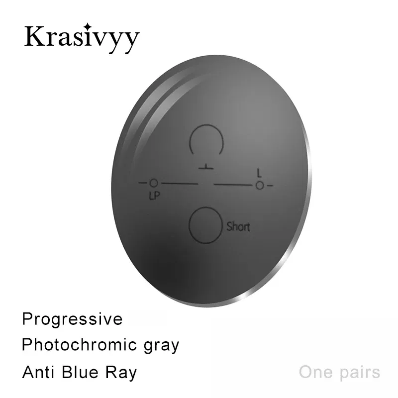 Lenses Color: green, Lens Index: 1.56 - 1.56 1.61 1.67 Progressive Lenses Anti Blue Ray Photochromic Gray Multifocal Prescription lenses High Quality Bifocus Lenses
