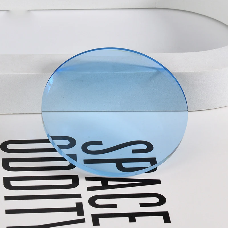 Lenses Color: Red, Lens Index: 1.74 - Aspherical Non-polarized Sunglasses Lens 1.56/1.61/1.67 Anti-blue Light CR39 Resin HD Driving Prescription Lens Man Woman 1 Pair