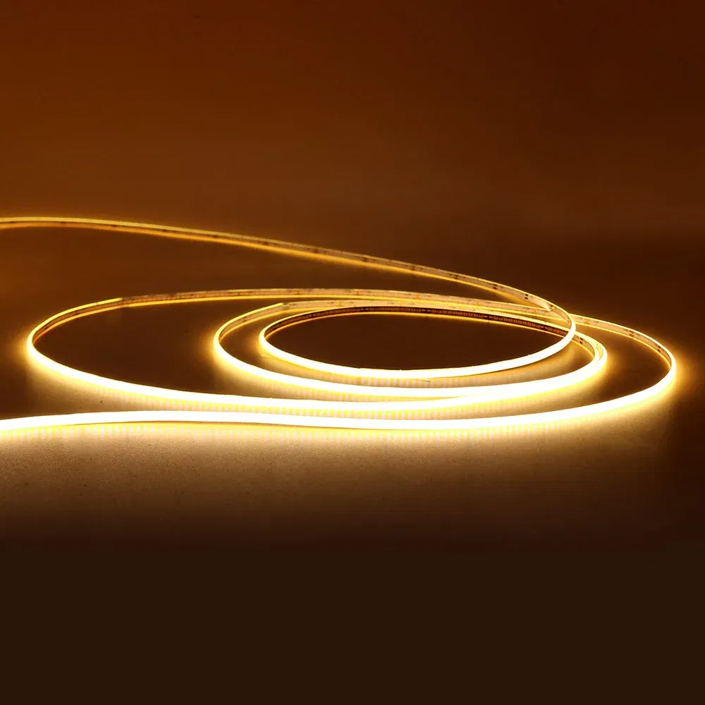 Emitting Color: Green, Color: Yellow, Length: 4 m - 2.7mm Ultra Slim COB LED Strip Lights 480LEDs/m Flexible Linear Light Tape Diode Ribbon Backlight Red Amber Purple Car Dimmable