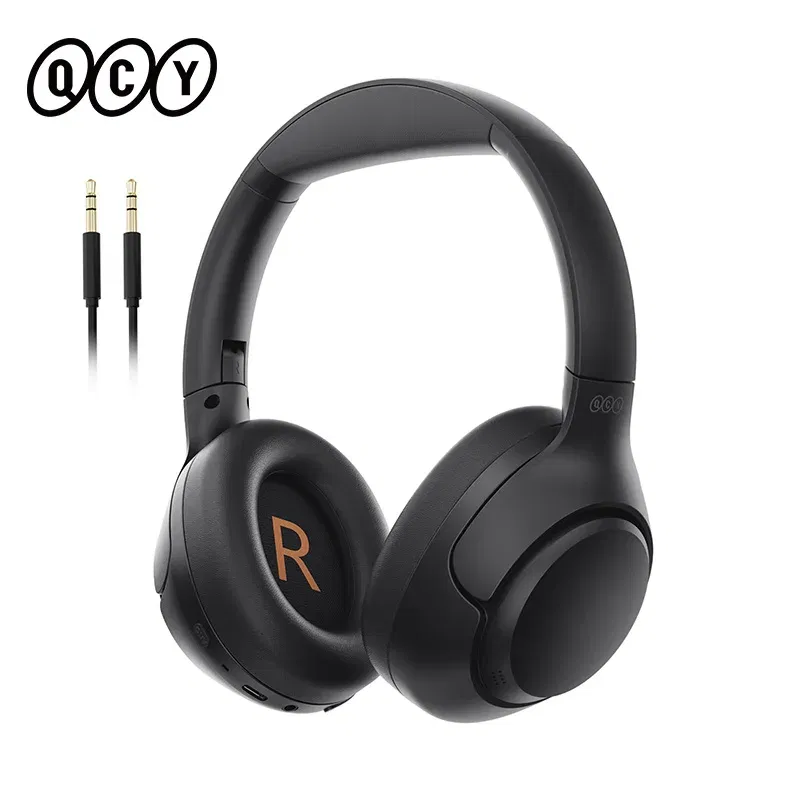 Color: black, Ships From: CHINA - New! H3 ANC Wireless Headphones Bluetooth 5.4 Hi-Res Audio Over Ear Headset 43dB Hybrid Active Noise Cancellation Earphones 60H