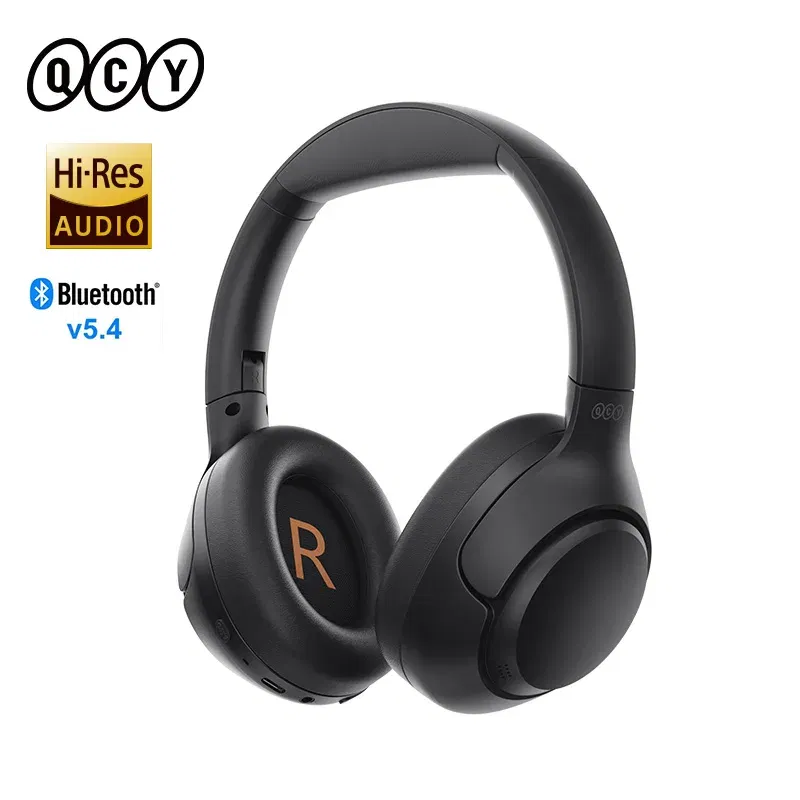 Color: black, Ships From: CHINA - New! H3 ANC Wireless Headphones Bluetooth 5.4 Hi-Res Audio Over Ear Headset 43dB Hybrid Active Noise Cancellation Earphones 60H