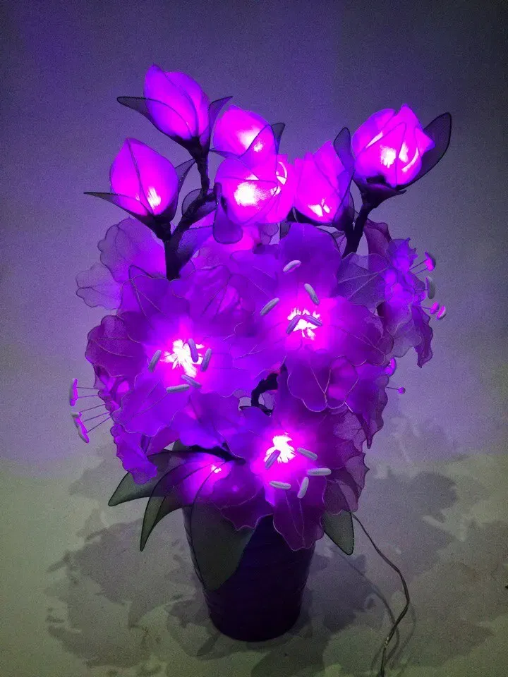 Color: VIOLET/?«?—?…° - 5pcs Multicolor Tensile Nylon Stocking DIY Flower Making Material Handmade Craft Accessory Wedding Home DIY Nylon Flower