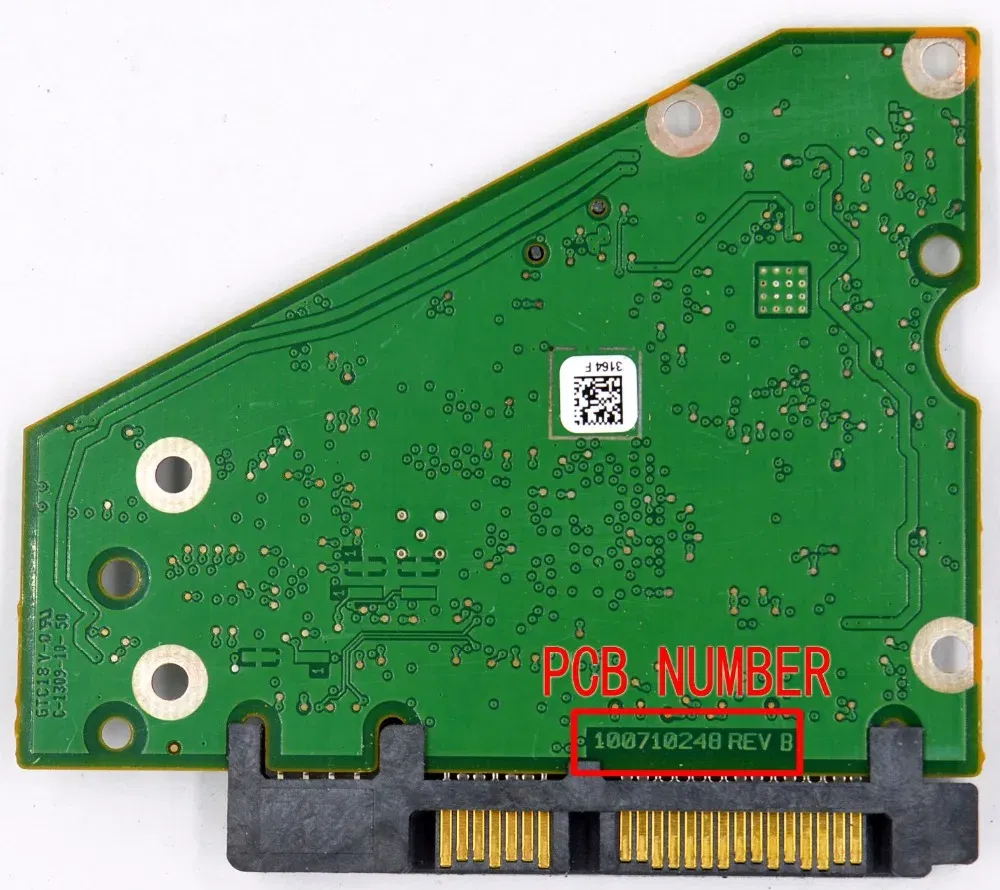 Size: Option 1 - Seagate desktop hard disk board number 100710248 REV B , 100710248 REV C , REV A/ 3164 , 0247 , ST4000DM000 , ST4000VN000