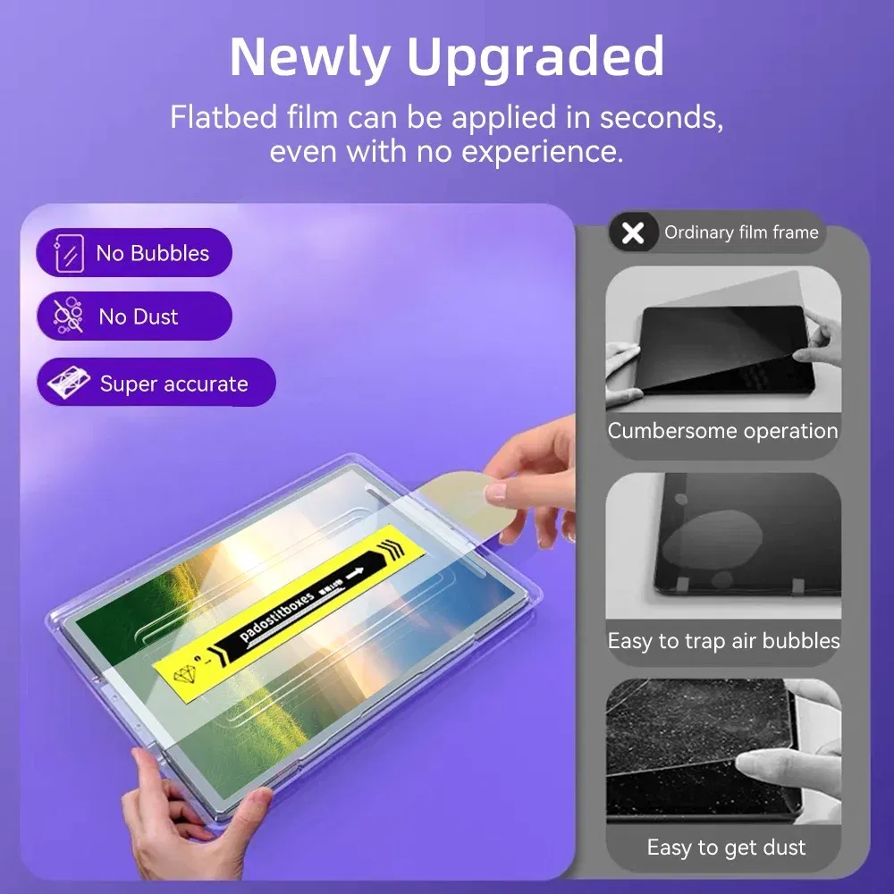 Color: Dark Grey - For iPad Air M2 Tempered Glass Screen Pro 11/13 M4 Protector Film fir for 5/6/7/8/9/10th Gen Air4/5 Mini6 Air3 10.5