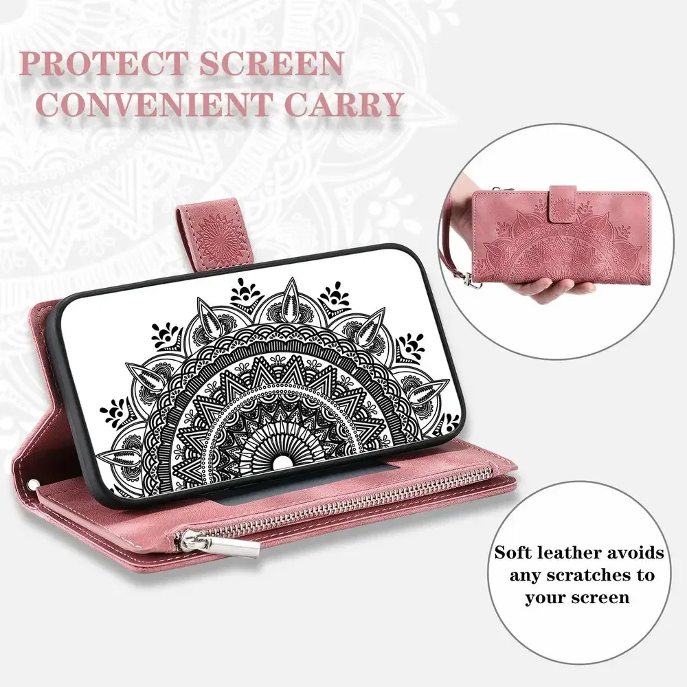 Color: Blue, Material: PU - CrossBody Strap Zipper Wallet Coque for Samsung Galaxy A71 A51 A50 A41 A21S A30 A70 A50S A20 A31 A30S A10 A20E A 51 70 Flip Case