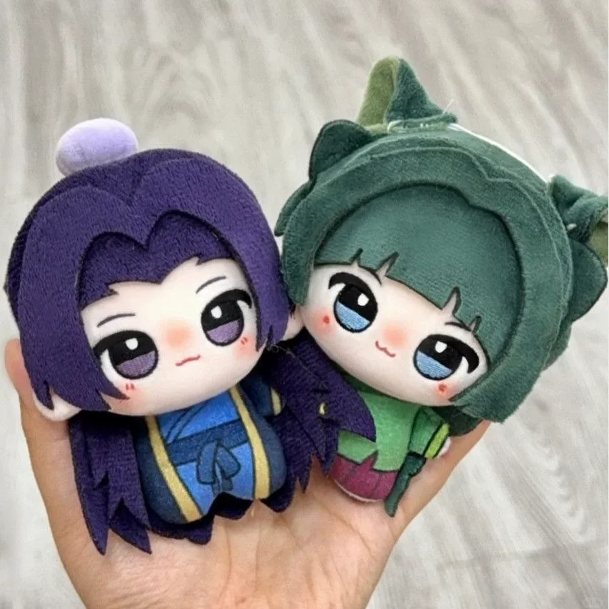 Color: FireBrick, Height: 0-10cm - Genuine Anime The Apothecary Diaries Kusuriya no Hitorigoto Maomao Jinshi Renshi Plush Doll Stuffed Toy Plush Pendant Kids Gifts